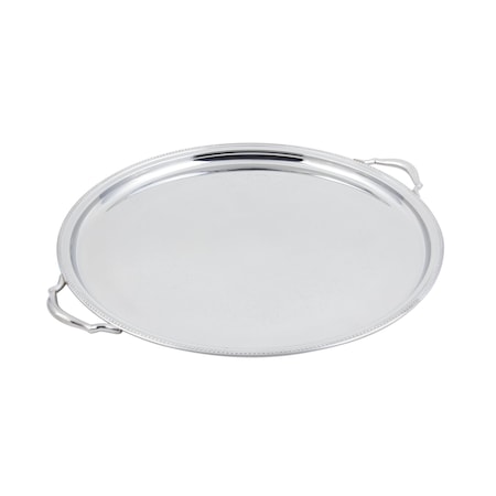 Bon Chef Round Tray W/Handle & Etching 20" Dia. 61337